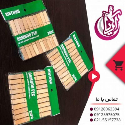 فروش عمده گیره لباس چوبی