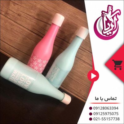 فروش بطری آب طرحدار رنگی