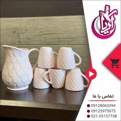 فروش پارچ و لیوان پولکی - تصویر صفحه آریا