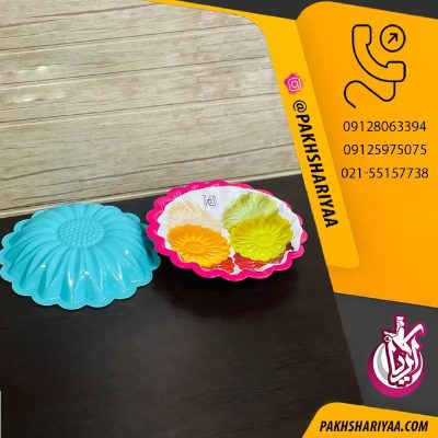 قالب ژله بزرگ مدل آفتاب گردان با رنگبندی متنوع
