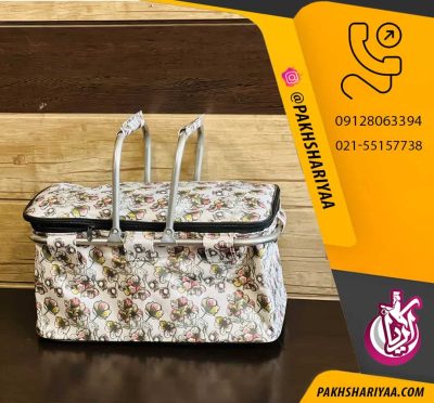 فروش عمده سبد پیک نیک پارچه ای طرح دار